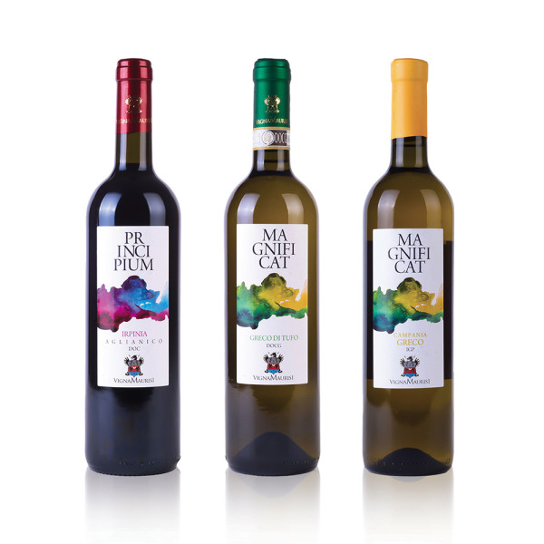 greco di tufo etichetta 600x600 Vigna Maurisi   Grafica linea etichette vino