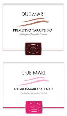 Damiano Misciali - Grafica Etichette vino e olio - grafica cataloghi, progettazione depliant, packaging, loghi | Design grafica etichette vino - Cantine Pliniana (Ta)